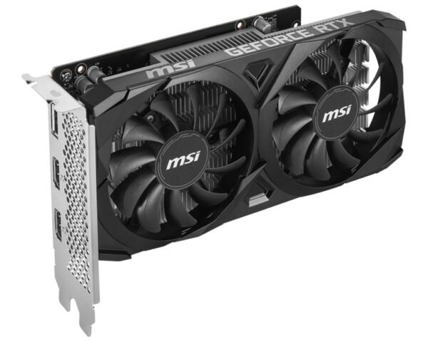 MSI Geforce RTX 3050 Ventus 2X 6G Oc pci_e Graphic Card - Nvidia Geforce RTX 3050 Gpu, 6Gb Gddr6 96-Bit Memory, 14 Gbps, Express 4 Interface, Up to 1492 Mhz, Dual Fan - Pcie - Image 4