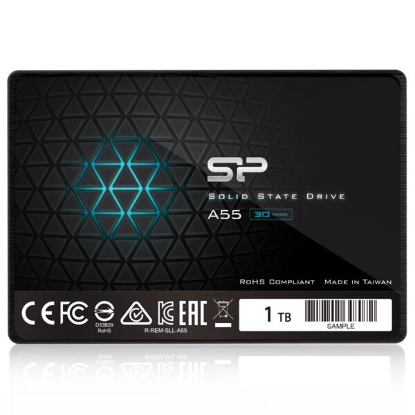 SP SILICON POWER Ace A55 256Gb Sata Ssd, Up to 500Mb/S, 3D Nand with SLC Cache, 2.5 Inch Sata Iii 6Gb/S Internal Solid State Drive for Desktop Laptop Pc Computer - Image 2