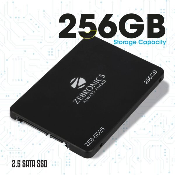 ZEB-SD26 256 GB Solid State Drive, TLC, SATA II & SATA III Interface - Image 2