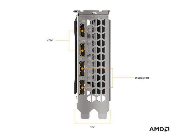 GIGABYTE Radeon pci_e_x16 RX 6600 Eagle 8G Graphics Card, WINDFORCE 3X Cooling System, 8GB 128-bit GDDR6, GV-R66EAGLE-8GD Video Card - Image 10