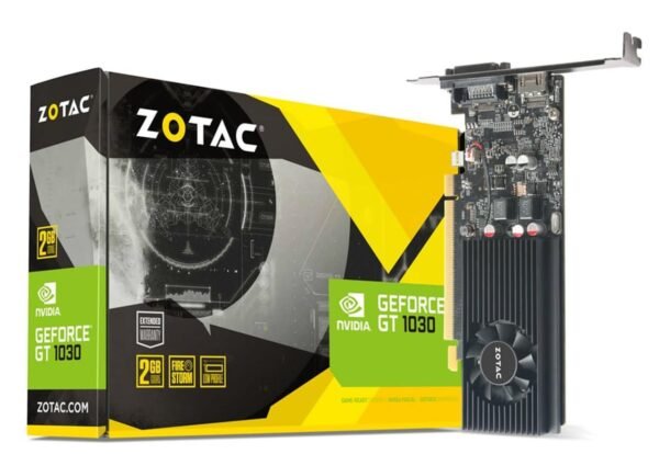 Zotac Gaming GeForce GT 1030 GDDR5 2GB 64bit PCIe 3.0 Graphics Card with 1468 Mhz Boost Clock, pci_e