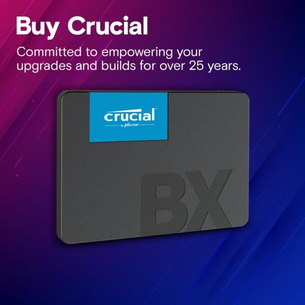 Crucial BX500 240GB 3D NAND SATA 6.35 cm (2.5-inch) SSD (CT240BX500SSD1) - Image 6