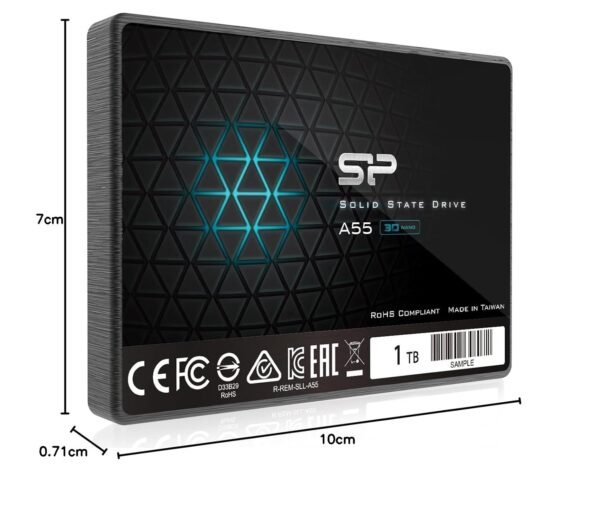 SP SILICON POWER Ace A55 256Gb Sata Ssd, Up to 500Mb/S, 3D Nand with SLC Cache, 2.5 Inch Sata Iii 6Gb/S Internal Solid State Drive for Desktop Laptop Pc Computer - Image 8