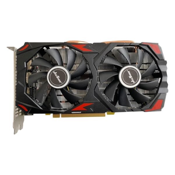 JieShuo AMD RX590 8G Graphics Card Black,8Pin 8Gb Gddr5 Graphics Card with 1X Hdmi 2X Dp for High End Gaming,Rendering and Video Editing(Black)