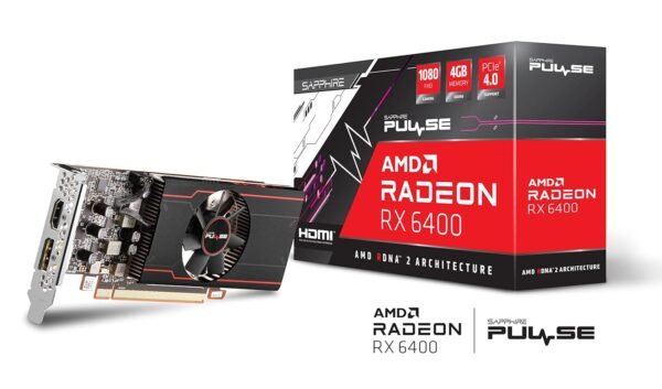 Sapphire Pulse AMD Radeon RX 6400 Graphic Card pci_e_x16 with 4 GB GDDR6, AMD RDNA 2 - Image 8