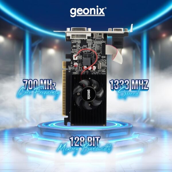 GEONIX GEFORCE GT 730LP 4GB DDR3 Graphic Card | 64bit Dual Slot | Multiple Outputs- VGA, HDMI, DVI | Support PCI-e2 Profile - Image 9