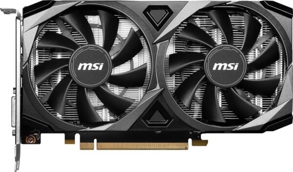 MSI GeForce RTX 3050 Ventus 2X XS 8G OC Gaming Graphics Card - 8GB GDDR6, 1807 MHz, PCI Express Gen 4 x 8, 128-bit, 1x DP v 1.4a, HDMI 2.1 (Supports 4K) - Image 2