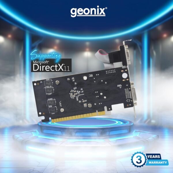 GEONIX GEFORCE GT 730LP 4GB DDR3 Graphic Card | 64bit Dual Slot | Multiple Outputs- VGA, HDMI, DVI | Support PCI-e2 Profile - Image 3