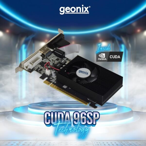 GEONIX GEFORCE GT 730LP 4GB DDR3 Graphic Card | 64bit Dual Slot | Multiple Outputs- VGA, HDMI, DVI | Support PCI-e2 Profile - Image 2