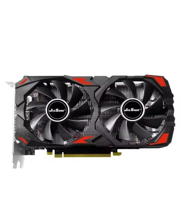 JieShuo Jieshou Amd Rx580 8G Graphics Card Black,6Pin 8Gb Gddr5 Pci_E_X16 Graphics Card With 1X Hdmi 3X Dp For High End Gaming,Rendering And Video Editing(Black)