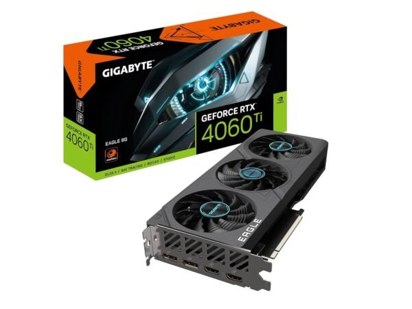 GIGABYTE Geforce RTX 4060 Ti Eagle 8G Graphics Card,3X Windforce Fans,8Gb 128-Bit Gddr6,Gv-N406Teagle-8Gd Video Card,pci_e_x16