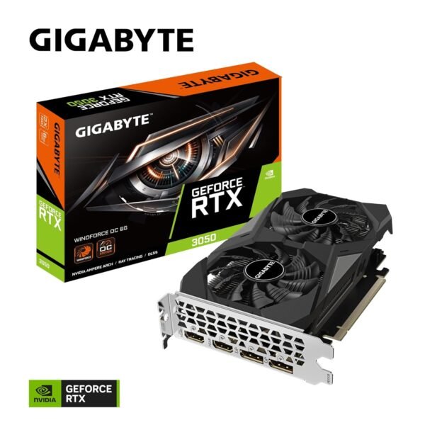 GIGABYTE GeForce RTX 3050 WINDFORCE OC 6G NVIDIA 6 GB GDDR6 - Image 4