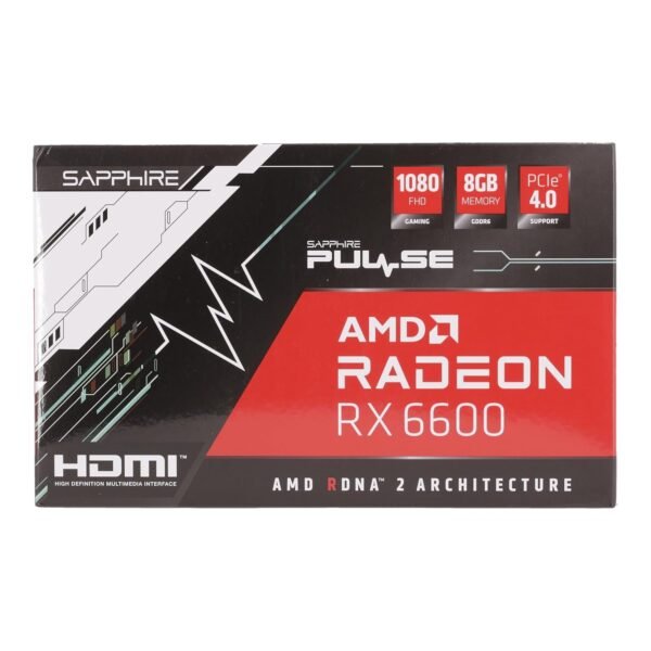 Sapphire Pulse AMD Radeon RX 6600 Graphic Card with 8 GB GDDR6, AMD RDNA 2, pci_e_x16 - Image 7