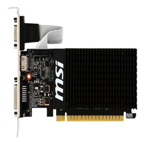 MSI GT 710 2 GB ddr3_sdram pci_e 2GD3H LP DDR3 Gaming Graphic Card - Image 2