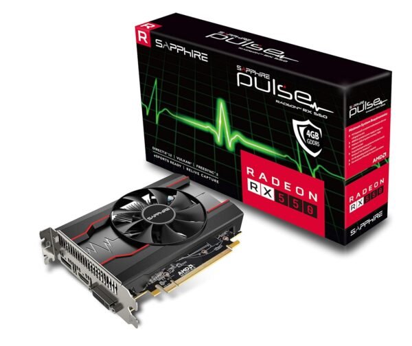 Sapphire Technology Pulse Radeon Gddr5 Pci_E Rx 550 4Gb Hdmi/Dvi-D/Dp Oc